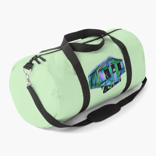 Item preview, Green and Blue Trailer Tent designed and sold by BeccaAelishe.