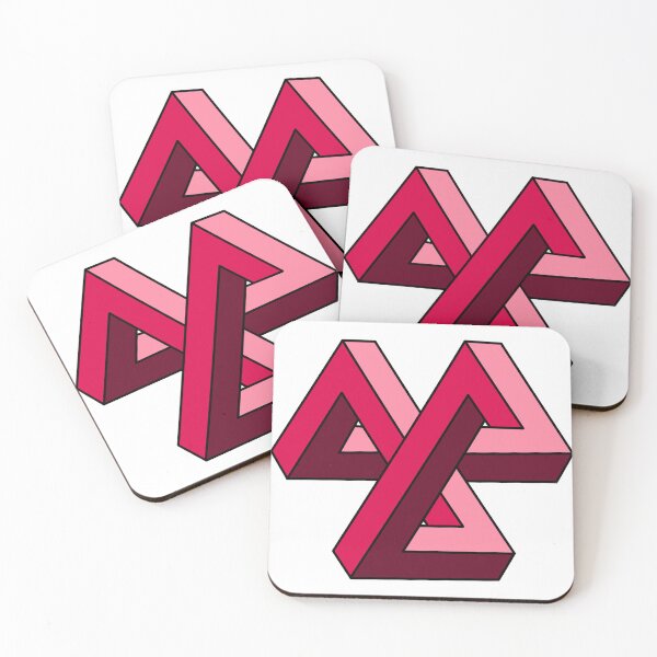 Item preview,  impossible pink triangle  designed and sold by KaramelKoreIt.
