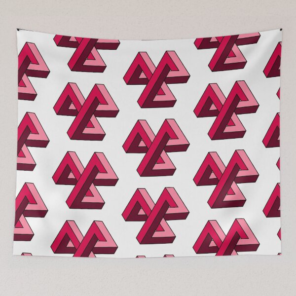 Item preview,  impossible pink triangle  designed and sold by KaramelKoreIt.