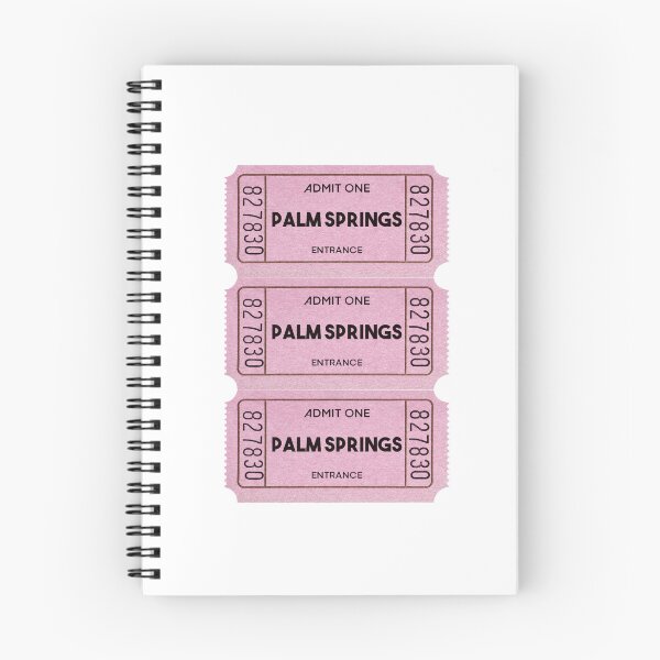 Item preview, Admit One Palm Springs Ticket Art designed and sold by Cali West.