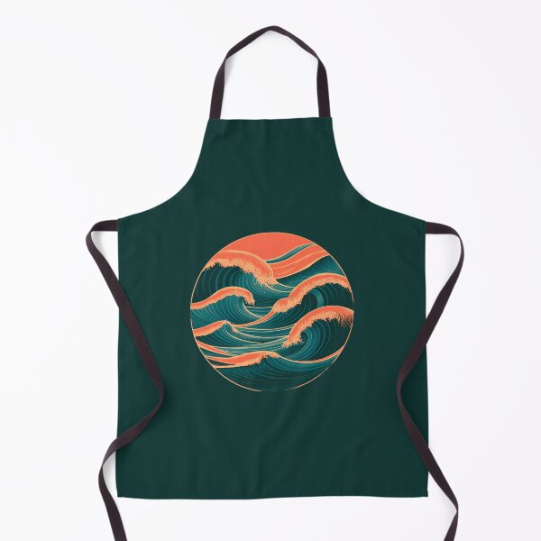 Item preview, Retro wave waves design summer time orange designed and sold by Newhyperion.