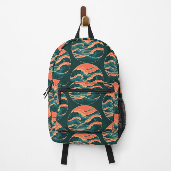Item preview, Retro wave waves design summer time orange designed and sold by Newhyperion.