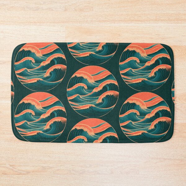 Item preview, Retro wave waves design summer time orange designed and sold by Newhyperion.