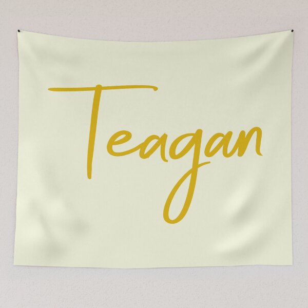 Item preview, Teagan Name Gold designed and sold by Jeallan Designs.