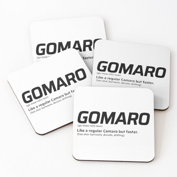 Item preview, Gomaro - Like a Regular Camaro but Faster, Funny Definition designed and sold by Automotive Art by Greg.
