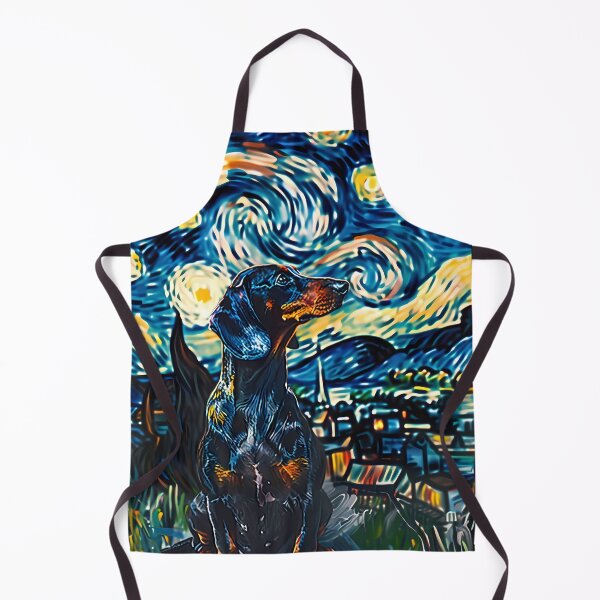 Item preview, Starry Night Dachshund Van Gogh Dog designed and sold by Vangoholic.