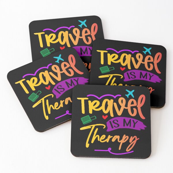 Item preview, Travel is my therapy designed and sold by SoulArtDesign.