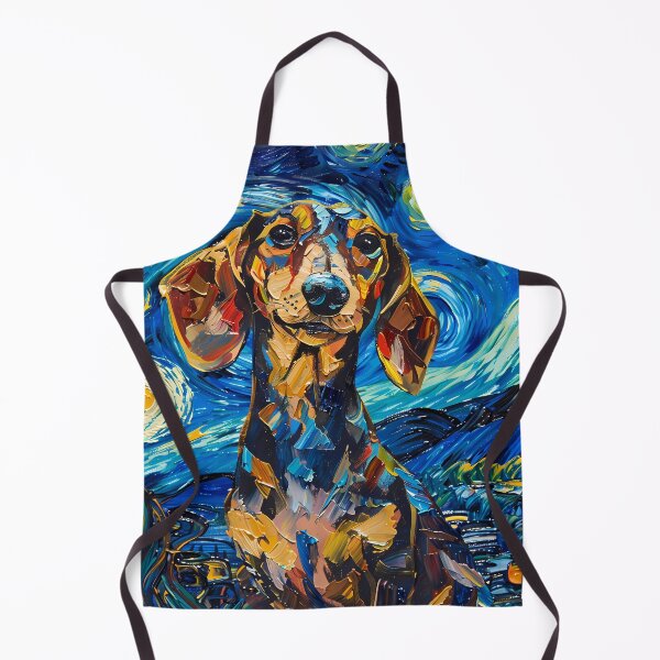 Item preview, Starry Night Dachshund Van Gogh Dog designed and sold by Vangoholic.