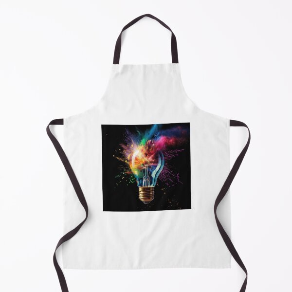 Item preview, light bulb with a colorful explosion emanating from it designed and sold by Love-Light-Bite.