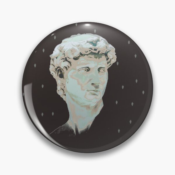 Artikelvorschau, Michelangelos David-Statue, es schneit, Druck entworfen und verkauft von HandmadeMood.