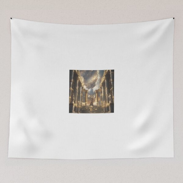 Item preview, majestic scene reminiscent of ancient Greek temples designed and sold by Love-Light-Bite.
