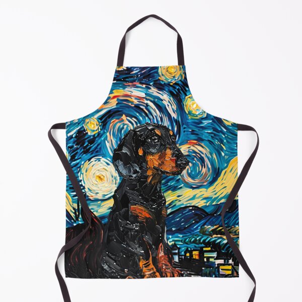 Item preview, Starry Night Dachshund Van Gogh Dog designed and sold by Vangoholic.
