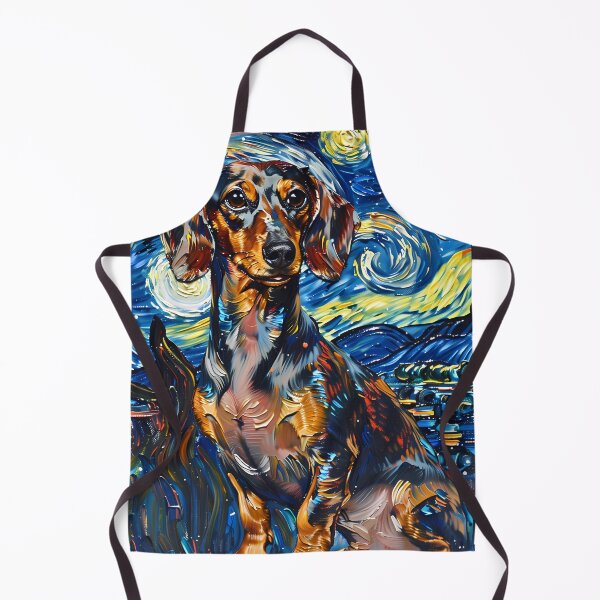 Item preview, Starry Night Dachshund Van Gogh Dog designed and sold by Vangoholic.