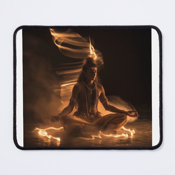 Item preview, serene yogi in a meditative pose designed and sold by Love-Light-Bite.
