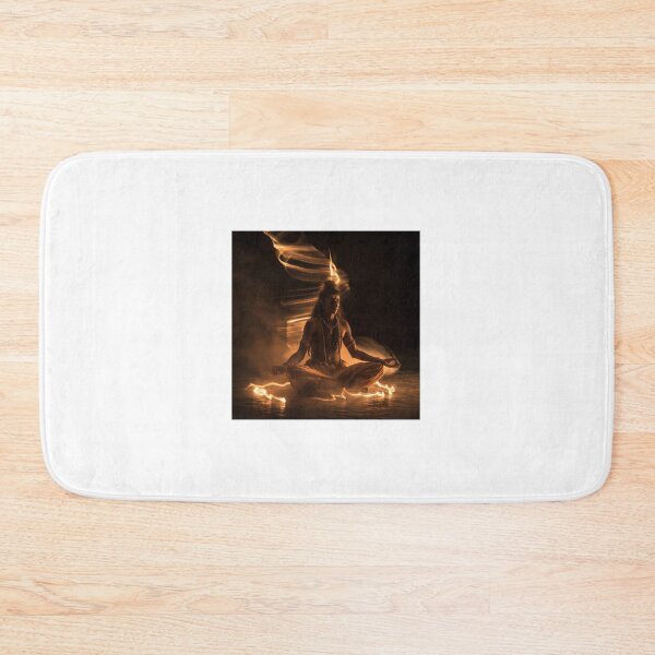 Item preview, serene yogi in a meditative pose designed and sold by Love-Light-Bite.