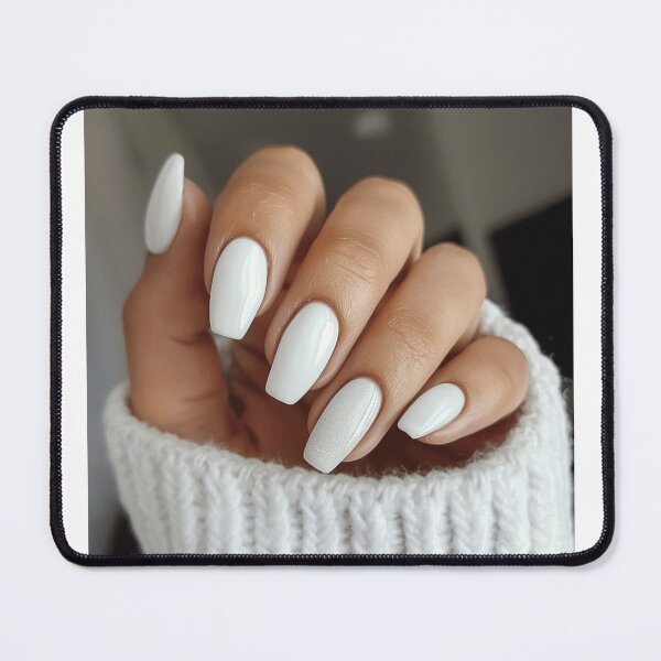 Item preview, hand with beautifully manicured nails, each nail painted designed and sold by Love-Light-Bite.