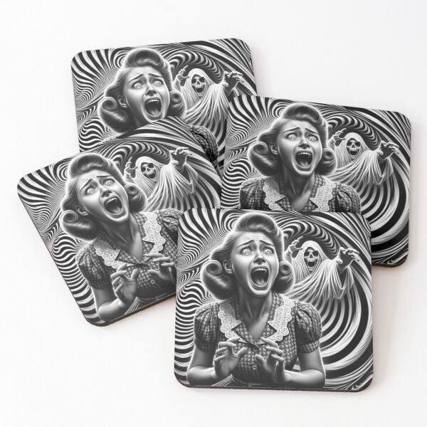 Item preview, Halloween Psychedelic Horror Scream designed and sold by deadlyfilms79.