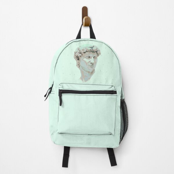 Item preview, Michelangelo's David statue it's snowing mint print designed and sold by HandmadeMood.