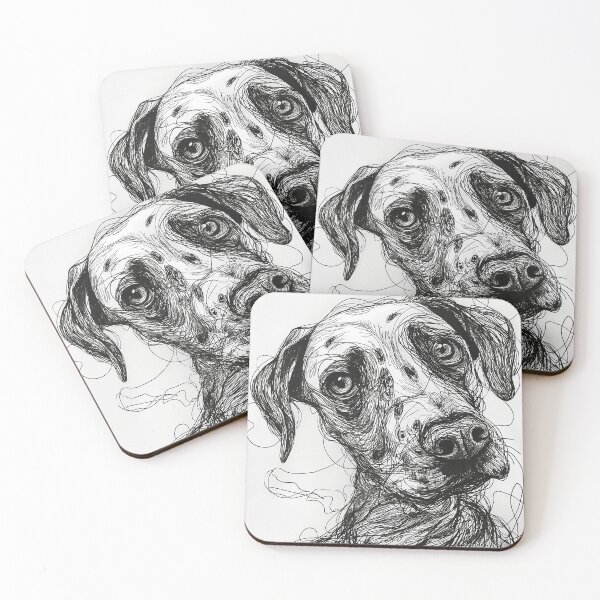 Item preview, Dalmatian dog, that mimics being made of wire designed and sold by Love-Light-Bite.