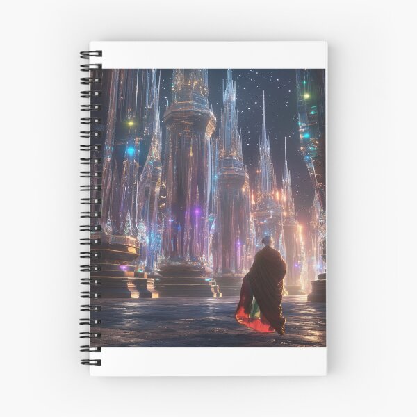 Item preview,  a city of towering crystal spires that refract rainbow lights  designed and sold by Love-Light-Bite.