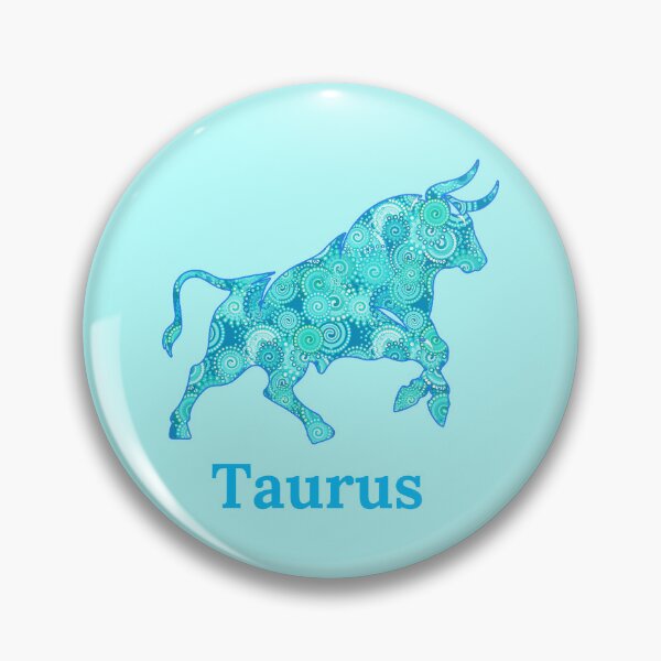 Item preview, Zodiac Sign for Taurus in Shades of Blue designed and sold by Marymarice.