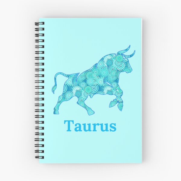 Item preview, Zodiac Sign for Taurus in Shades of Blue designed and sold by Marymarice.