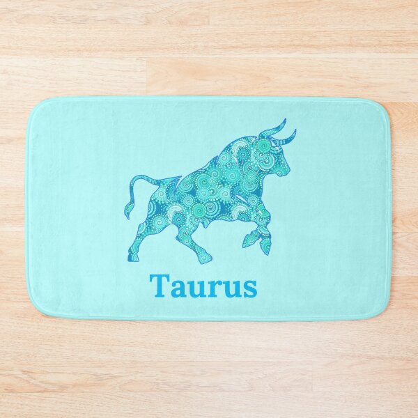 Item preview, Zodiac Sign for Taurus in Shades of Blue designed and sold by Marymarice.