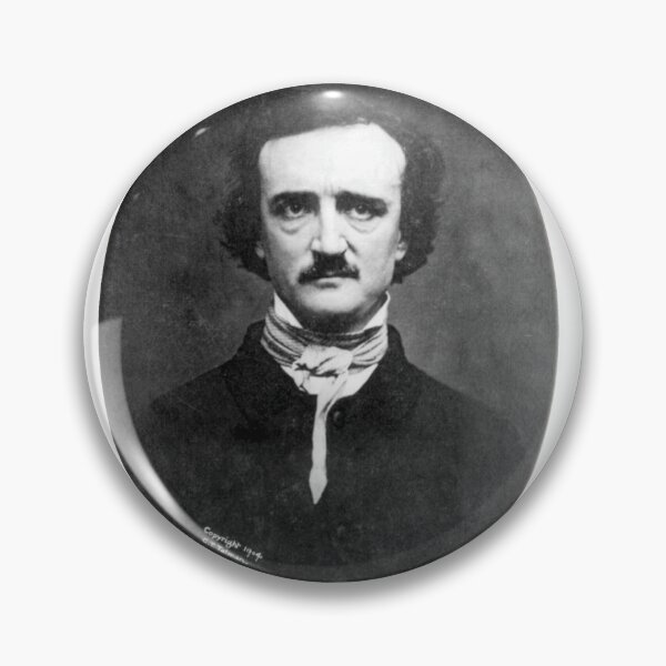 Item preview, Edgar Allan Poe Gothic Sticker designed and sold by FunKi-FunKi.