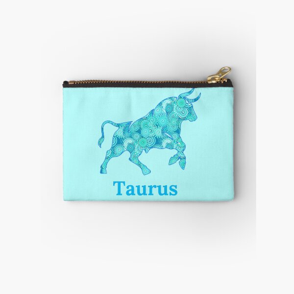 Item preview, Zodiac Sign for Taurus in Shades of Blue designed and sold by Marymarice.