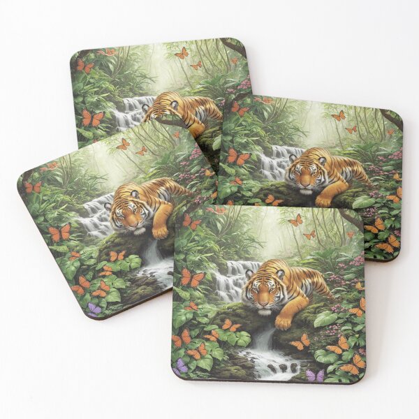 Item preview, Tiger's Stealth: Enchanted Jungle Hunt designed and sold by EnchantedVista.