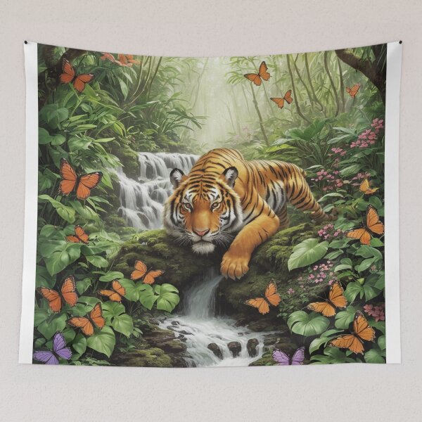 Item preview, Tiger's Stealth: Enchanted Jungle Hunt designed and sold by EnchantedVista.