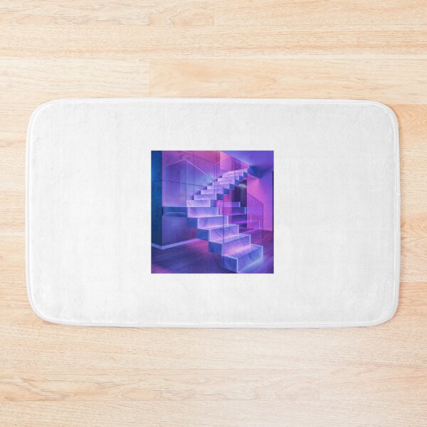 Item preview, elegantly designed staircase illuminated with colorful lighting designed and sold by Love-Light-Bite.