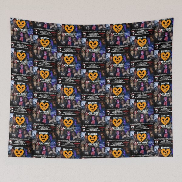 Item preview, Haunting With Heart Poster designed and sold by uzasynystersyn.