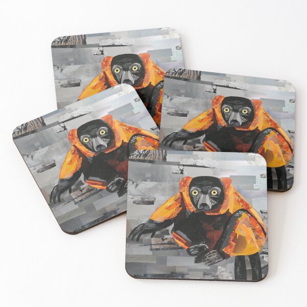 Item preview, Red Ruffed Lemur designed and sold by megancoyle.