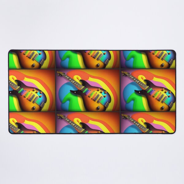 Item preview, Multi-Color Electric Guitar Digital Art designed and sold by patrickcallan.
