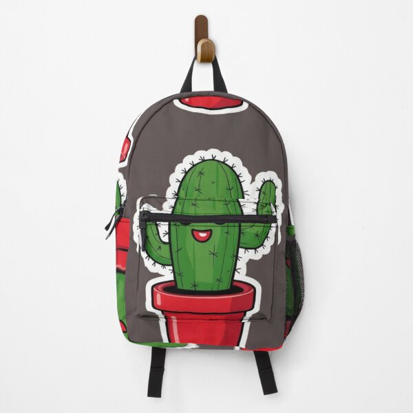 Item preview, Funny Cute Cactus With Plant Sticker designed and sold by MyDesigneStore.