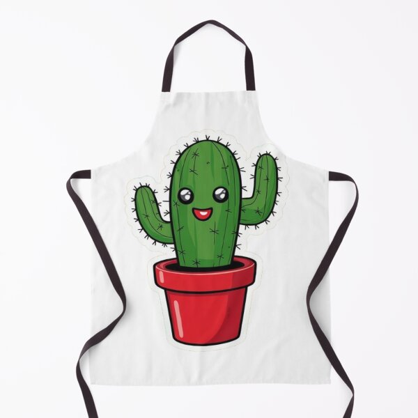 Item preview, Funny Cute Cactus With Plant Sticker designed and sold by MyDesigneStore.