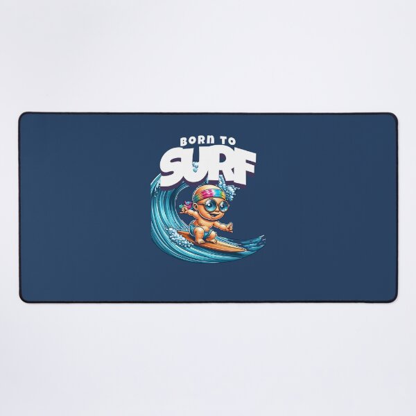Item preview, Born to Surf – Vintage Cartoon Baby Surfing designed and sold by InspireHubWear.