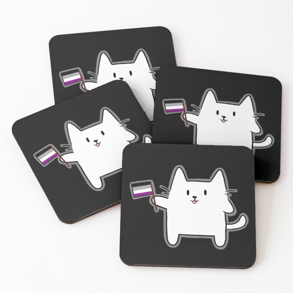 Item preview, Asexual Pride Cat designed and sold by SillyCatsStore.