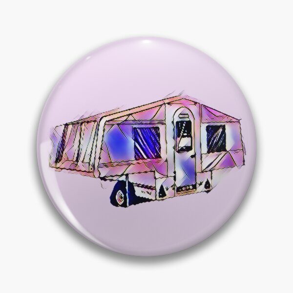 Item preview, Purple and Pink Trailer Tent designed and sold by BeccaAelishe.