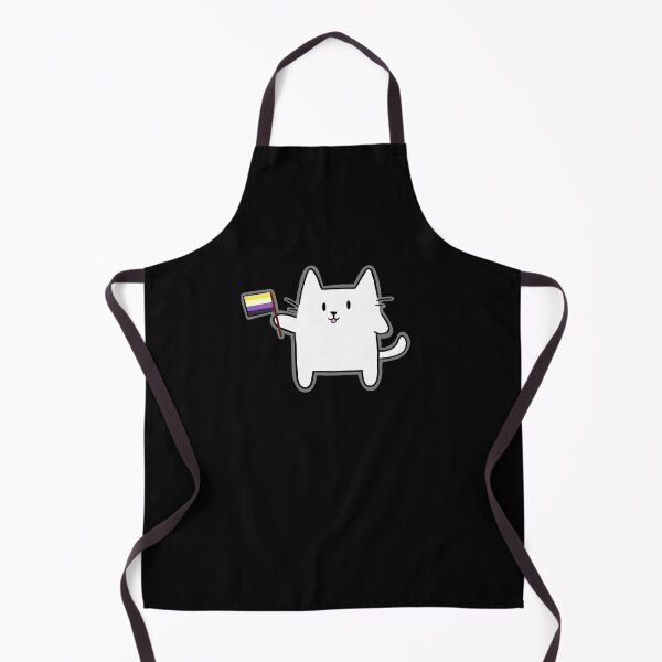 Item preview, Non-Binary Pride Cat designed and sold by SillyCatsStore.
