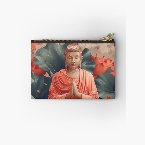 Item preview, Buddha in meditation with lotus flows II designed and sold by Dream scape of Lucy.