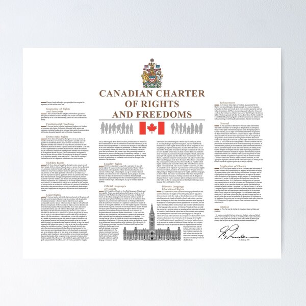 Item preview, Charter of Rights and Freedoms designed and sold by UrsidaeClay.