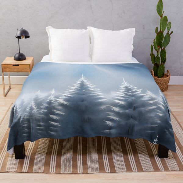 Item preview, Snowy Scenery Cold Snap Tall Trees Tranquil Setting 1 of 4 designed and sold by Beachy.