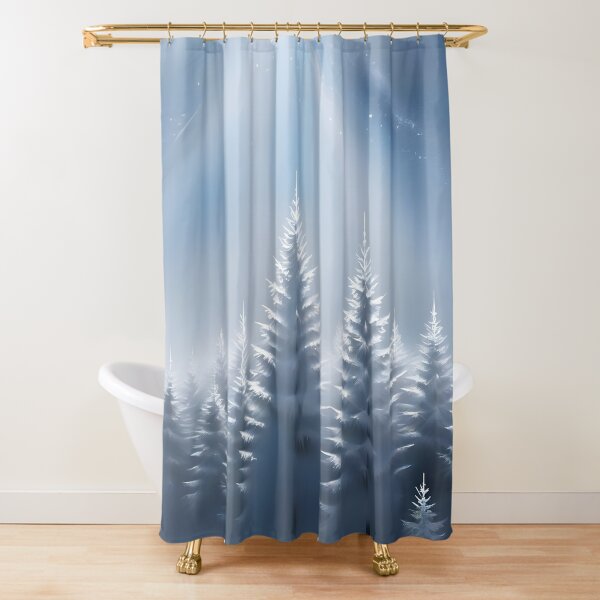 Item preview, Snowy Scenery Cold Snap Tall Trees Tranquil Setting 1 of 4 designed and sold by Beachy.