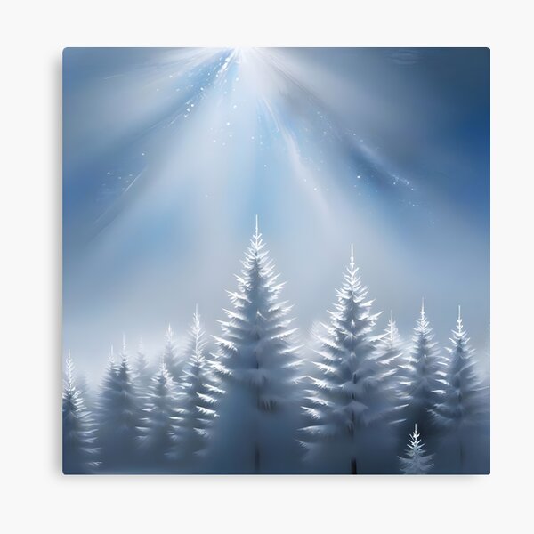 Item preview, Snowy Scenery Cold Snap Tall Trees Tranquil Setting 1 of 4 designed and sold by Beachy.