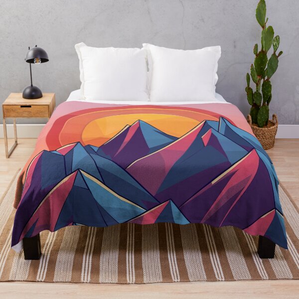 Item preview, Sharp Mountains at Dawn designed and sold by Galexicon 42.