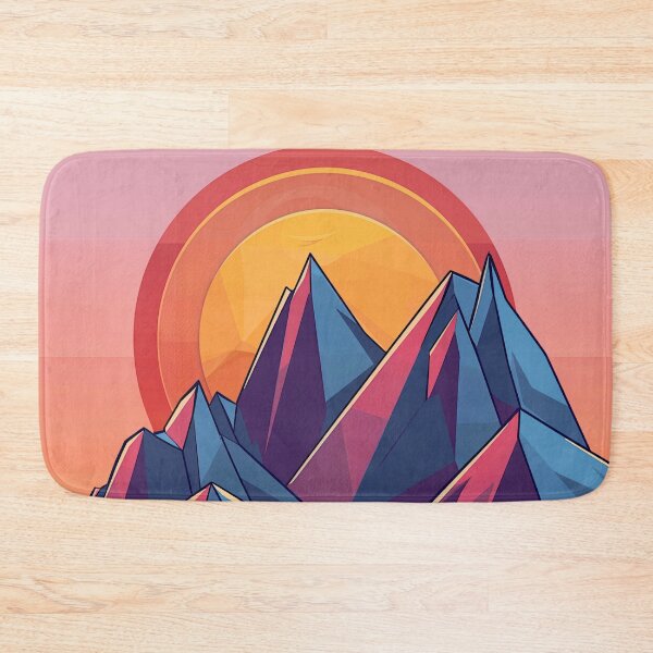 Item preview, Sharp Mountains at Dawn designed and sold by Galexicon 42.