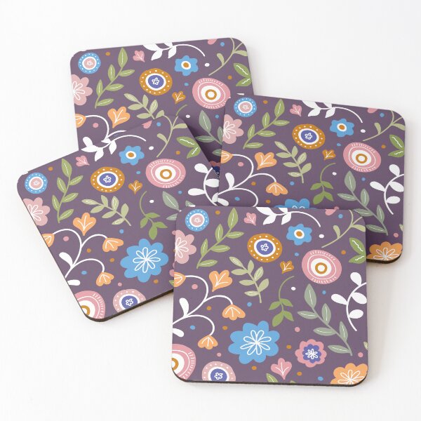 Item preview, Colorful Retro Flower Pattern  designed and sold by LMStudioDesigns.