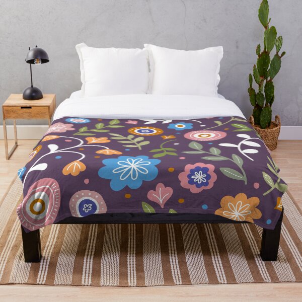 Item preview, Colorful Retro Flower Pattern  designed and sold by LMStudioDesigns.